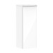 Hansgrohe Xelu Q Halbhochschrank Weiß Hochglanz 400/350, Türanschlag links Chrom
