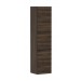 Hansgrohe Xelu Q Hochschrank Nussbaum Dunkel 400/350, Türanschlag links Mattschwarz