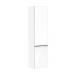 Hansgrohe Xelu Q Hochschrank Weiß Hochglanz 400/350, Türanschlag links Mattschwarz