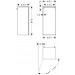 Hansgrohe Xevolos E Halbhochschrank Sandbeige Matt 400/360, Türanschlag links Sandbeige Matt