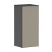 Hansgrohe Xevolos E Halbhochschrank Schiefergrau Matt 400/360, Türanschlag links Bronze Struktur