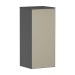 Hansgrohe Xevolos E Halbhochschrank Schiefergrau Matt 400/360, Türanschlag links Bronze Struktur