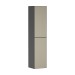 Hansgrohe Xevolos E Hochschrank Schiefergrau Matt 400/360, Türanschlag links Bronze Struktur