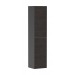 Hansgrohe Xevolos E Hochschrank Schiefergrau Matt 400/360, Türanschlag links Eiche Dunkel