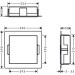 HG XtraStoris Minimalistic Wandnische mit offen.Rahmen 300 x 300 x 100 mm MW