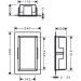 HG XtraStoris Original Wandnische mit integrier.Rah.300 x 150 x 100 mm MSW