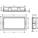 HG XtraStoris Original Wandnische mit integrier.Rah.300 x 600 x 100 mm MW