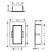 HG XtraStoris Rock Wandnische mit befliesb.Tür 300 x 150 x 100 mm MSW