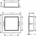 HG XtraStoris Rock Wandnische mit befliesb.Tür 300 x 300 x 100 mm MSW