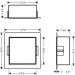 HG XtraStoris Rock Wandnische mit befliesb.Tür 300 x 300 x 140 mm MSW