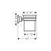 Hansgrohe Zahnglas Axor Montreux chrom mit Halter