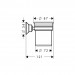 Hansgrohe Zahnglas Axor Montreux chrom mit Halter