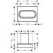 Hansgrohe Zahnglas Axor Universal Accessories mit Halter chrom