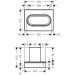 Hansgrohe Zahnglas Axor Universal Accessories mit Halter chrom