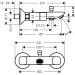 Hansgrohe Zweigriff Wannenarmatur Aufputz Logis DN15 chrom