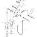 Hansgrohe Zweigriff Wannenarmatur AXOR Montreux Fertigset chrom zur Bodenmontage