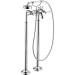 Hansgrohe Zweigriff Wannenarmatur Axor Montreux Fertigset Hebelgriff chrom Bodenmontage