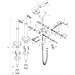 Hansgrohe Zweigriff Wannenarmatur Axor Montreux Fertigset Hebelgriff chrom Bodenmontage