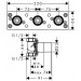 HG Thermostat Universal ShowerTablet 600 2 Verbraucher Grundset
