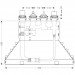 HG Grundkörper 4-Loch Wannenarm.Axor m.Thermostat f.Wannenrand m.Secuflexbox