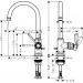 HG Waschtischmischer 210 Axor Montreux chrom