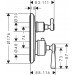 HG Thermostat Unterputz Axor Montreux F-Set Hebelgriff BN mit Absperrventil