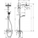 HG Showerpipe Crometta E 240 Einhebelmischer chrom