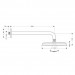 HG Tellerkopfbrause Raindance Classic 240mm Air chrom/gold mit Brausearm 383mm