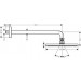 HG Kopfbrause Raindance S 240 1jet PowderRain Brausearm 390mm chrom