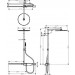 HG Showerpipe 800 Axor brushed nickel  
