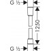 HG Brauseschlauch Axor 1250mm BN  