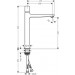 HG Waschtischmischer 260 Metropol Select chrom mit Push-Open Ablaufgarnitur