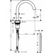 HG Waschtischmischer Elektronik Axor Uno chrom