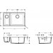 HG Unterbauspüle 180x450 S510-U635 SG