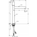 HG Waschtischmischer 260 Axor Uno Zerogriff ohne Ablaufgarnitur BN