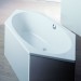 Hoesch Armada 1600x750x420 mm Sechseck-Badewanne Einbaubadewanne Weiß 6173.010