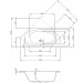 Hoesch Armada 1700x800x450 mm Sechseck-Badewanne Einbaubadewanne Weiß 6174.010