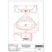 Hoesch Badewanne iSensi Eck 1500x1500 inklusive Überlaufbefüllung weiß, Monoblock, angeformter Schürze weiß