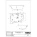 Hoesch Badewanne iSensi Trapez 1800x1400 links weiß