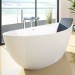 Hoesch Badewanne Namur 1800x800 freistehend, Material Solique, weiß matt