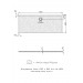 Hoesch Duschwanne Muna 1900x800x30 mit Antirutsch, Material Solique, weiß
