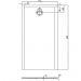HO DW Muna "S" 1700x750x30 ohne Antirutsch, Material Solique, weiß