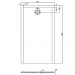 HO DW Muna "S" 1700x800x30 ohne Antirutsch, Material Solique, weiß