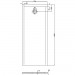 HO DW Muna "S" 1800x750x30 ohne Antirutsch, Material Solique, weiß