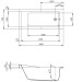 Hoesch Foster 1600x700x470 mm Rechteckbadewanne Einbaubadewanne Weiß 6647.010