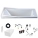 Hoesch Foster 1700x750x470 mm Rechteckbadewanne Einbaubadewanne Weiß 6629.010