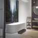Hoesch iSENSI 1800x800x450 mm Eck-Badewanne Einbaubadewanne Rechts Weiß 3850.010