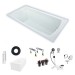 Hoesch Largo 1700x750x480 mm Rechteckbadewanne Einbaubadewanne Weiß 3707.010