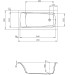 Hoesch Largo 1700x800x480 mm Rechteckbadewanne Einbaubadewanne Weiß 3708.010