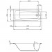 Hoesch Pacifica / ProCasa 1600 x 700 x 420 Badewanne Acryl 6105.010